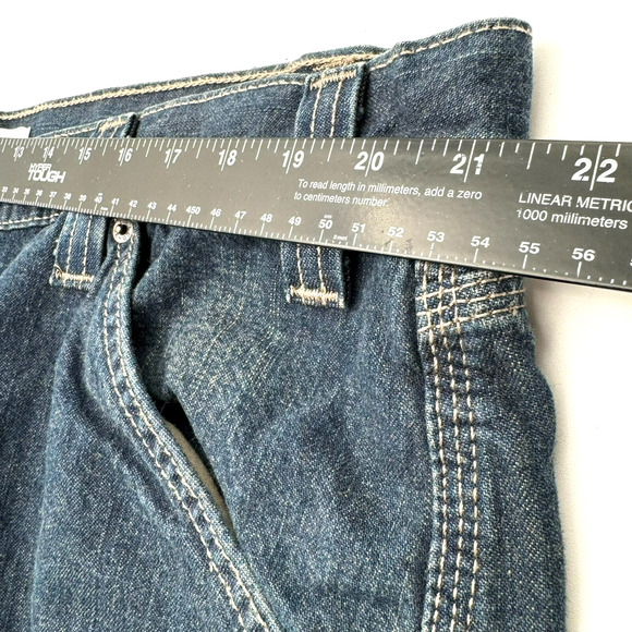 LEVI'S Men's‎ 44X32 Blue Jeans Gold Signature Carpenter Baggy y2k 90s Vintage - Picture 8 of 11